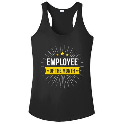 Employee Of The Month Ladies PosiCharge Competitor Racerback Tank