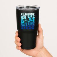 Errbody On The Boat Gettin Tipsy Retro Summer Waving Tumbler