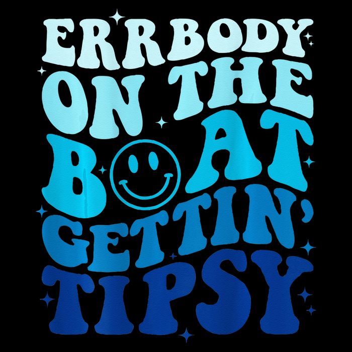 Errbody On The Boat Gettin Tipsy Retro Summer Waving PosiCharge Competitor Tank