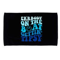 Errbody On The Boat Gettin Tipsy Retro Summer Waving Microfiber Hand Towel