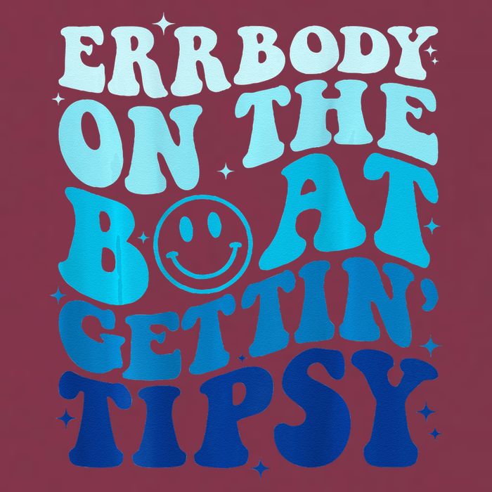 Errbody On The Boat Gettin Tipsy Retro Summer Waving 16oz Travel Tumbler