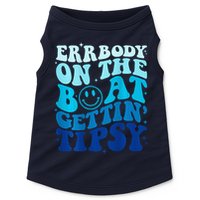 Errbody On The Boat Gettin Tipsy Retro Summer Waving Doggie Tank
