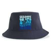 Errbody On The Boat Gettin Tipsy Retro Summer Waving Sustainable Bucket Hat