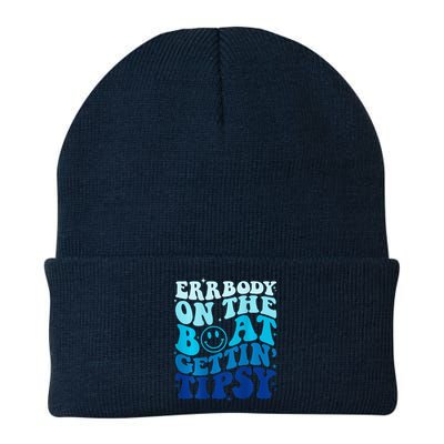 Errbody On The Boat Gettin Tipsy Retro Summer Waving Beanie