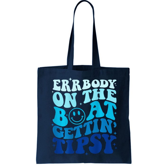 Errbody On The Boat Gettin Tipsy Retro Summer Waving Bag