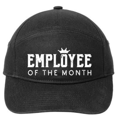 Employee Of The Month Top Best Worker 7-Panel Snapback Hat