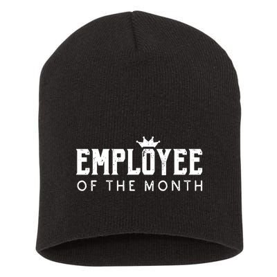 Employee Of The Month Top Best Worker Short Acrylic Beanie