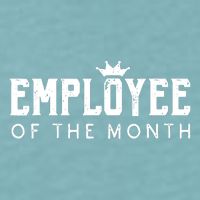 Employee Of The Month Top Best Worker Sueded Cloud Jersey T-Shirt