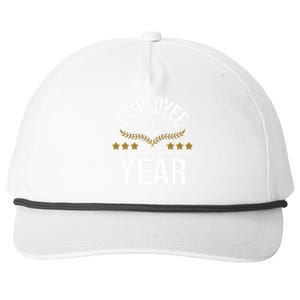 Employee Of The Year Boss Staff Employee Appreciation Snapback Five-Panel Rope Hat