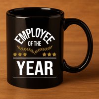 Employee Of The Year Boss Staff Employee Appreciation 11oz C Handle Ceramic Mug