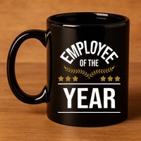 Employee Of The Year Boss Staff Employee Appreciation 11oz C Handle Ceramic Mug