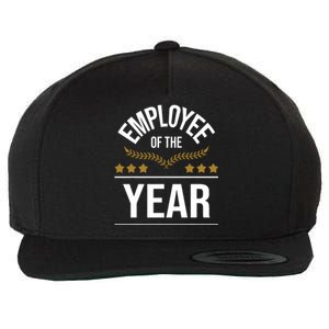 Employee Of The Year Boss Staff Employee Appreciation Wool Snapback Cap