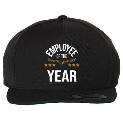 Employee Of The Year Boss Staff Employee Appreciation Wool Snapback Cap