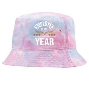 Employee Of The Year Boss Staff Employee Appreciation Tie-Dyed Bucket Hat