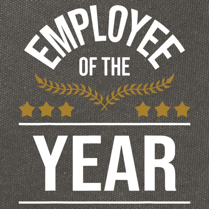 Employee Of The Year Boss Staff Employee Appreciation Cotton Canvas Backpack
