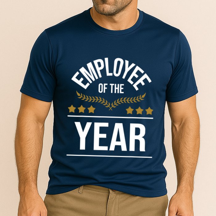 Employee Of The Year Boss Staff Employee Appreciation Cooling Performance Crew T-Shirt