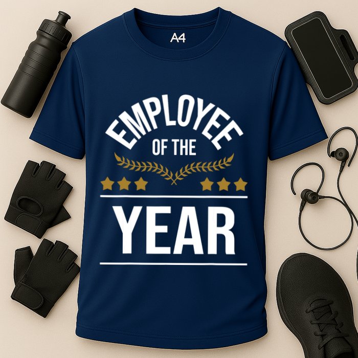 Employee Of The Year Boss Staff Employee Appreciation Cooling Performance Crew T-Shirt