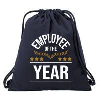 Employee Of The Year Boss Staff Employee Appreciation Drawstring Bag