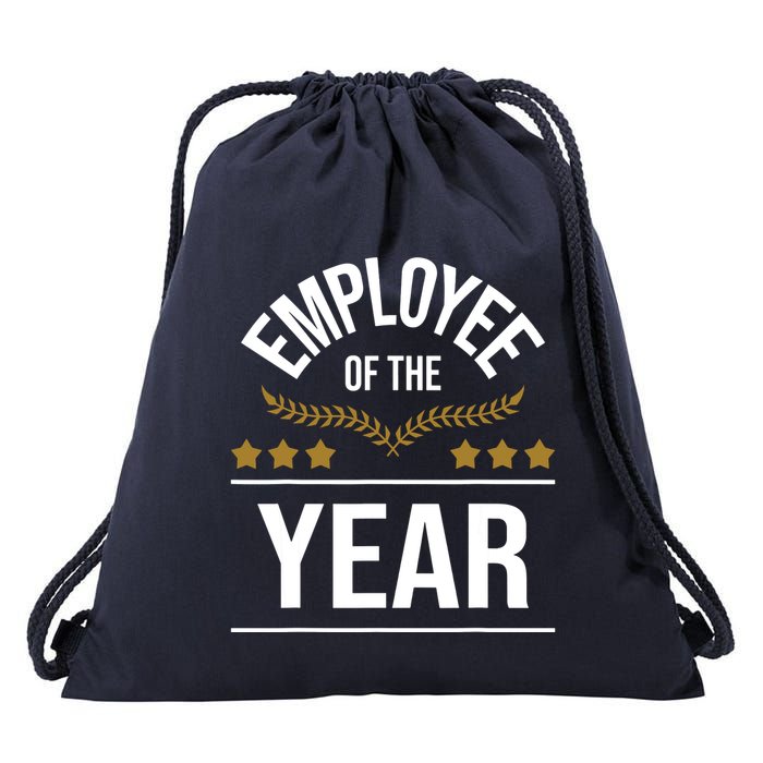 Employee Of The Year Boss Staff Employee Appreciation Drawstring Bag