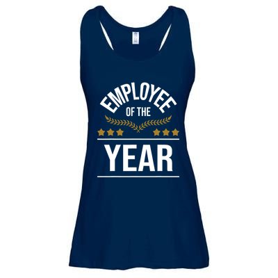 Employee Of The Year Boss Staff Employee Appreciation Ladies Essential Flowy Tank