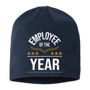 Employee Of The Year Boss Staff Employee Appreciation Sustainable Beanie