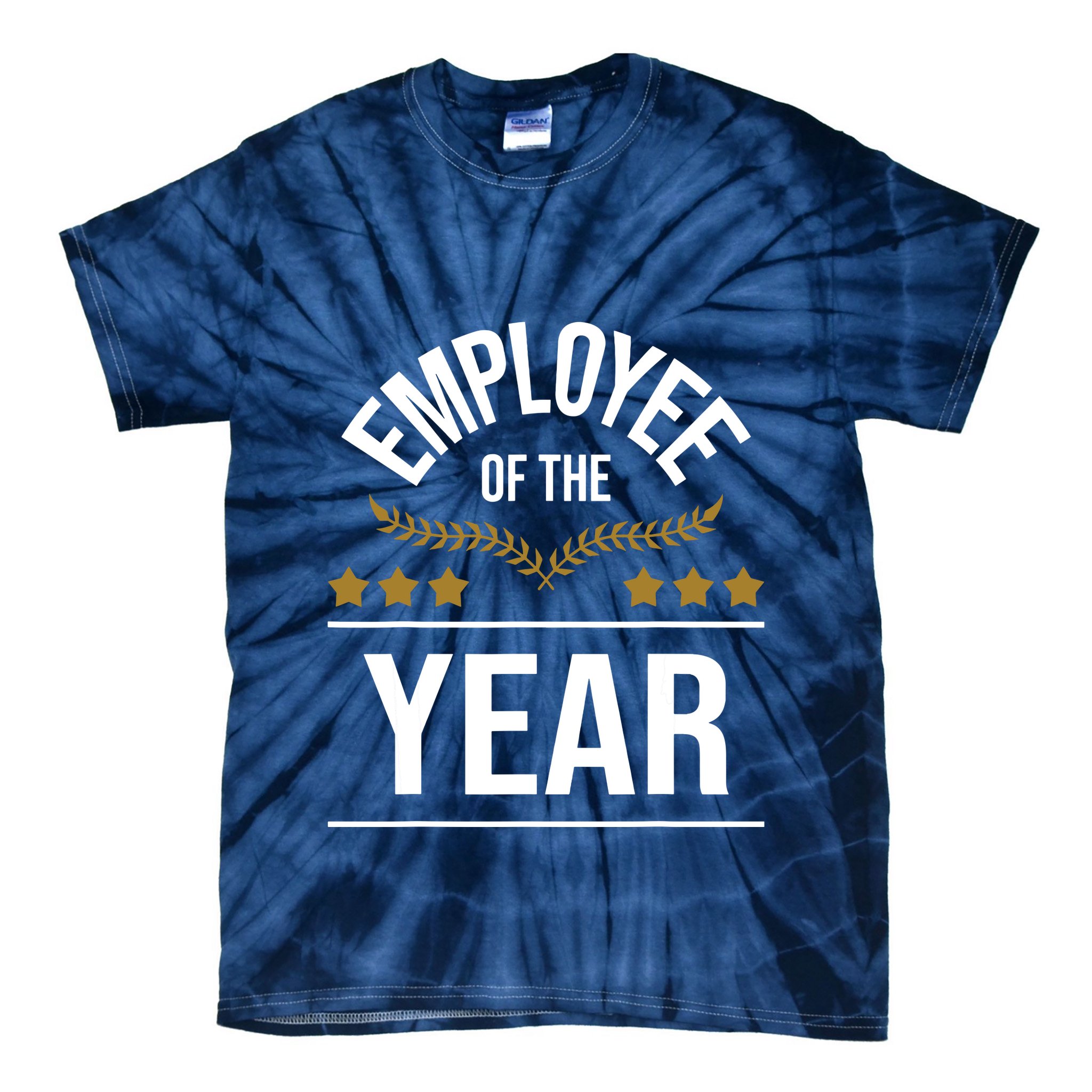 Employee Of The Year Boss Staff Employee Appreciation Tie-Dye T-Shirt