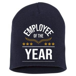 Employee Of The Year Boss Staff Employee Appreciation Short Acrylic Beanie