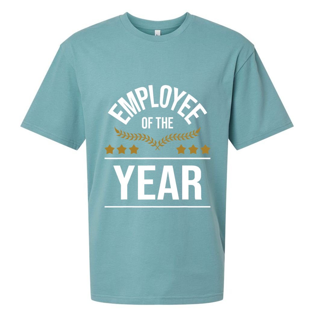 Employee Of The Year Boss Staff Employee Appreciation Sueded Cloud Jersey T-Shirt
