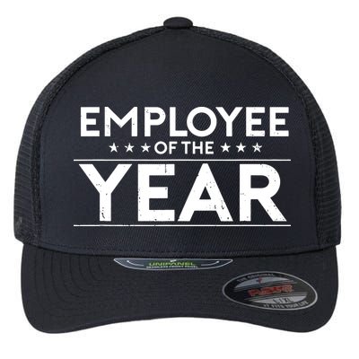 Employee Of The Year Funny For Staff Appreciation Flexfit Unipanel Trucker Cap