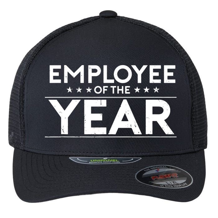 Employee Of The Year Funny For Staff Appreciation Flexfit Unipanel Trucker Cap