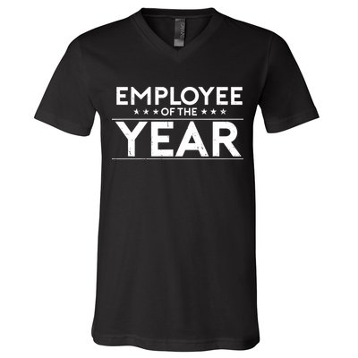 Employee Of The Year Funny For Staff Appreciation V-Neck T-Shirt