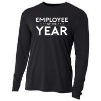 Employee Of The Year Funny For Staff Appreciation Cooling Performance Long Sleeve Crew