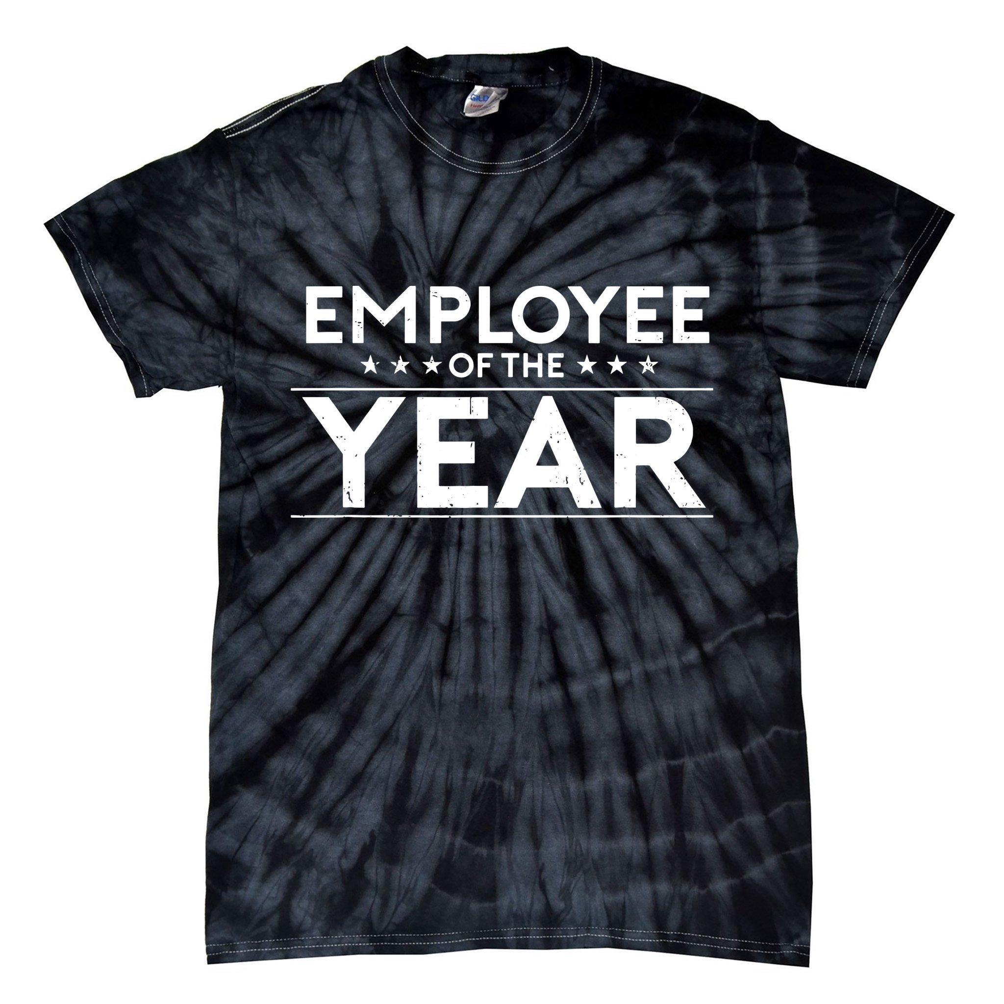 Employee Of The Year Funny For Staff Appreciation Tie-Dye T-Shirt