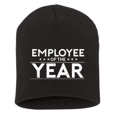 Employee Of The Year Funny For Staff Appreciation Short Acrylic Beanie
