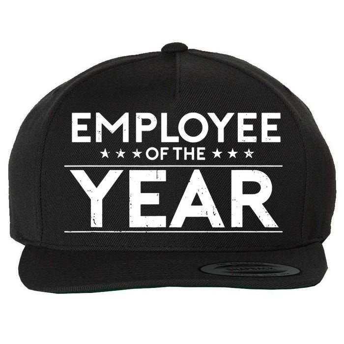 Employee Of The Year Funny For Staff Appreciation Wool Snapback Cap