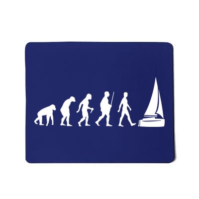 Evolution Of The Sailor Funny Sailing Evolution Mousepad