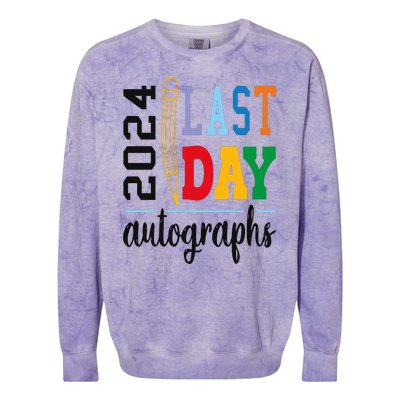 End Of The Year Autographs 2024 Colorblast Crewneck Sweatshirt