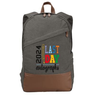 End Of The Year Autographs 2024 Cotton Canvas Backpack