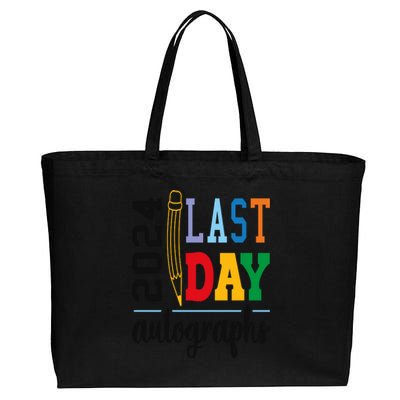 End Of The Year Autographs 2024 Cotton Canvas Jumbo Tote