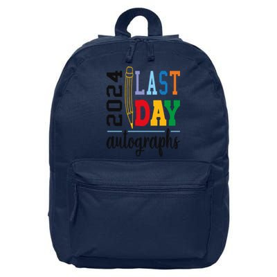 End Of The Year Autographs 2024 16 in Basic Backpack