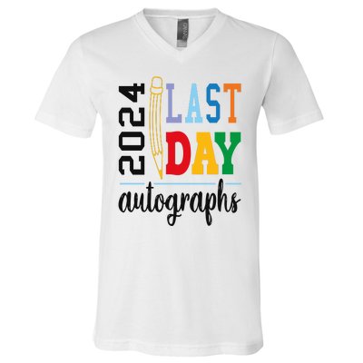 End Of The Year Autographs 2024 V-Neck T-Shirt