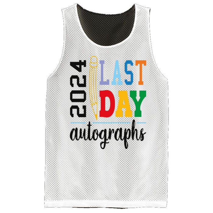 End Of The Year Autographs 2024 Mesh Reversible Basketball Jersey Tank