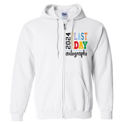 End Of The Year Autographs 2024 Full Zip Hoodie