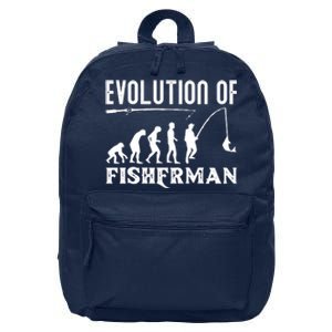 Evolution Of The Fishman Funny Fisherman 16 in Basic Backpack