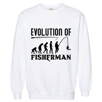 Evolution Of The Fishman Funny Fisherman Garment-Dyed Sweatshirt