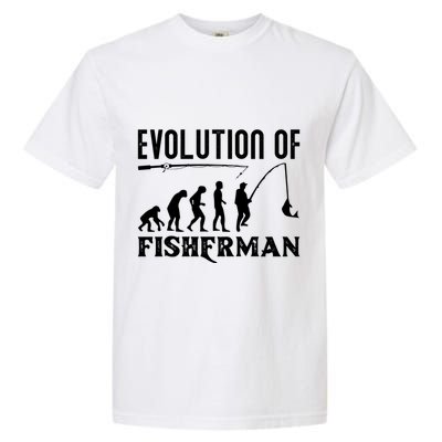 Evolution Of The Fishman Funny Fisherman Garment-Dyed Heavyweight T-Shirt