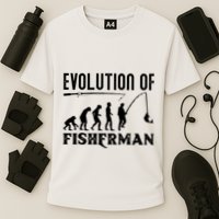 Evolution Of The Fishman Funny Fisherman Performance Shirt