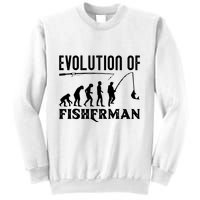 Evolution Of The Fishman Funny Fisherman Sweatshirt
