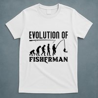Evolution Of The Fishman Funny Fisherman T-Shirt