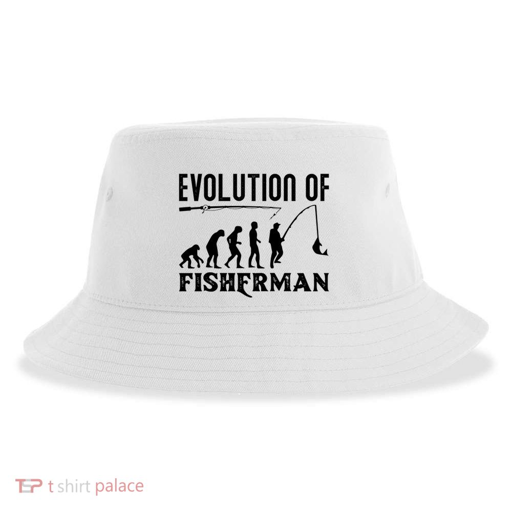 Evolution Of The Fishman Funny Fisherman Sustainable Bucket Hat